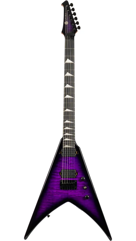 Spira Guitars V500TPPE Trans Purple