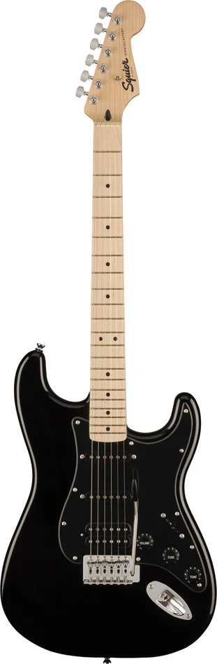 SQUIER Stratocaster HSS Sonic Mn Black
