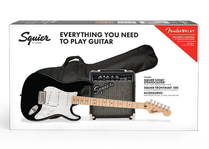 SQUIER Stratocaster Sonic Pack MN Black
