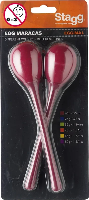 Stagg EGG-MAL-RD Maracas