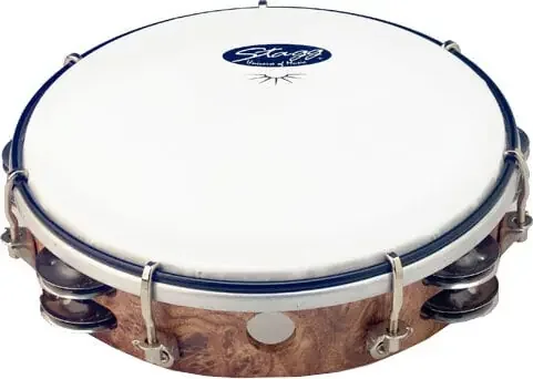Stagg TAB-208P/WD 8&Prime; Tambourin avec peau