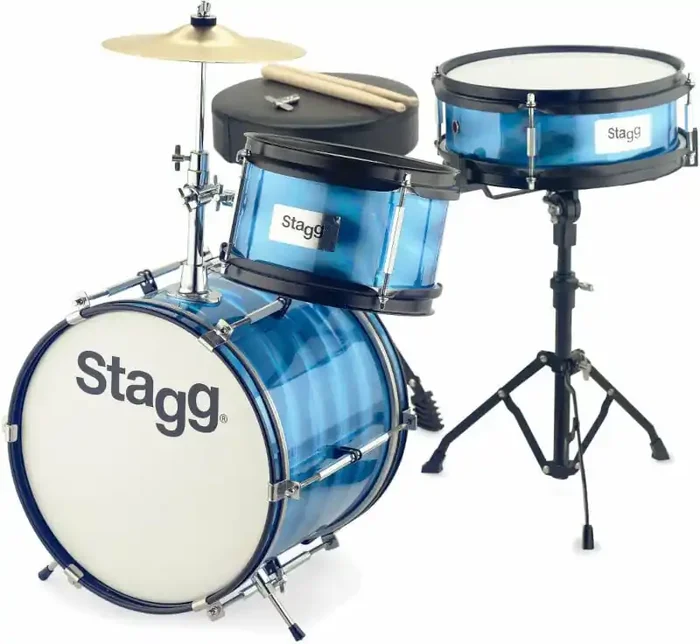 Stagg TIM JR 3/12B BL Blue Batterie junior