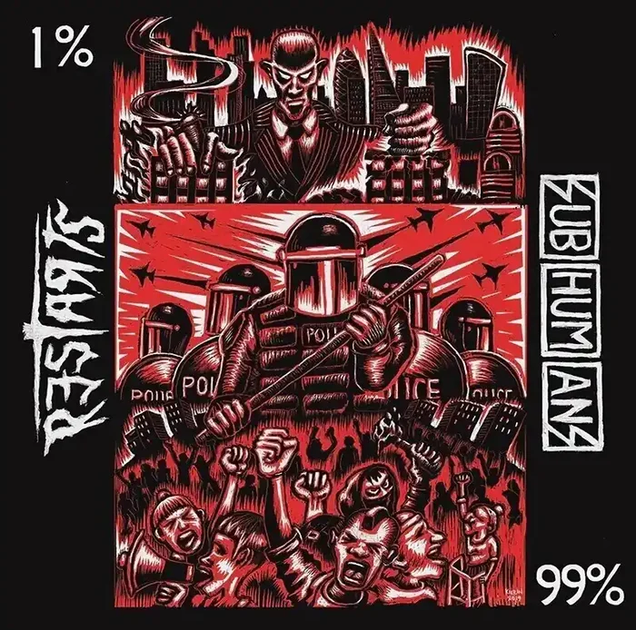 Subhumans / The Restarts – Subhumans / The Restarts (7&Prime; Vinyl)
