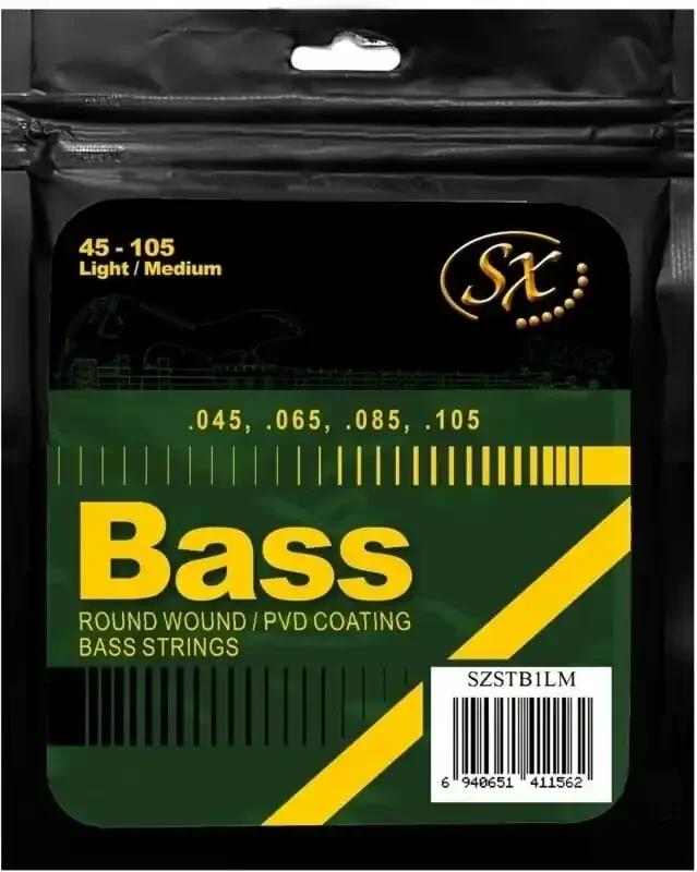 SX SZSTB1LM Light Top Medium Bottom Cordes de basses