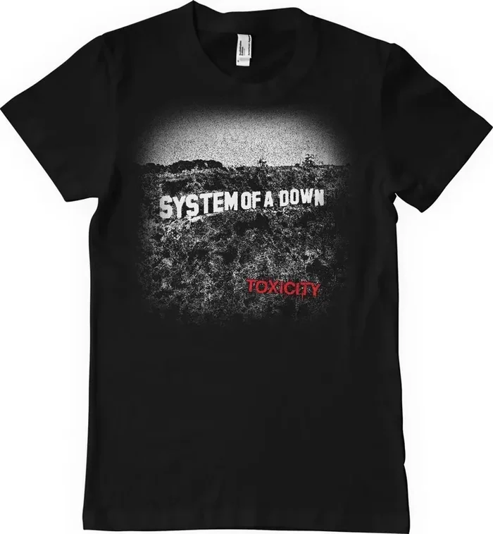 System of a Down T-shirt Toxicity Unisex Black 2XL