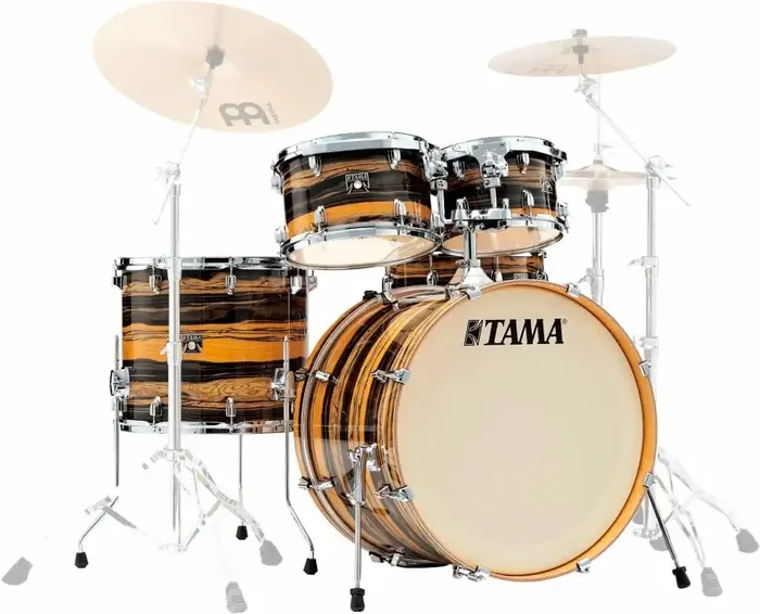 Tama CK52KRS-NET Superstar Classic Natural Ebony Tiger Wrap Batterie acoustique
