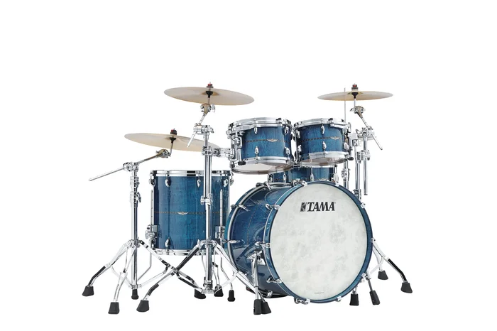 TAMA STAR Maple Stage 22 Ocean Blue Curly Maple