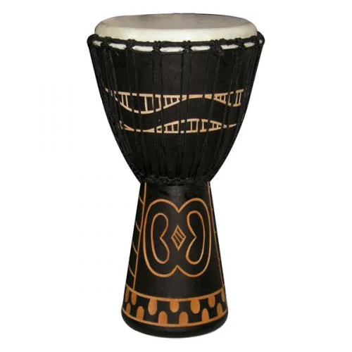 TANGA DJEMBE 12 » NOIR SCULPTURE GYE NYAME