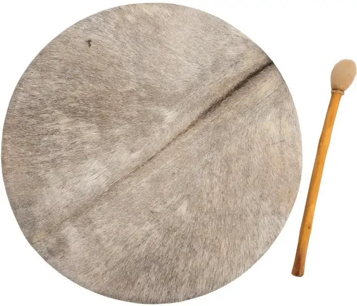Terre Shamandrum Goat Hair Tambour rituel 50 cm