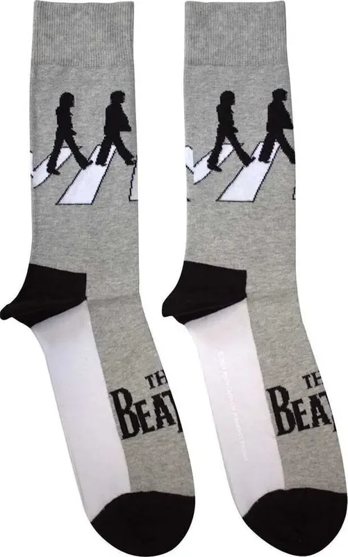The Beatles Chaussettes Abbey Road Silhouettes Grey 40-45