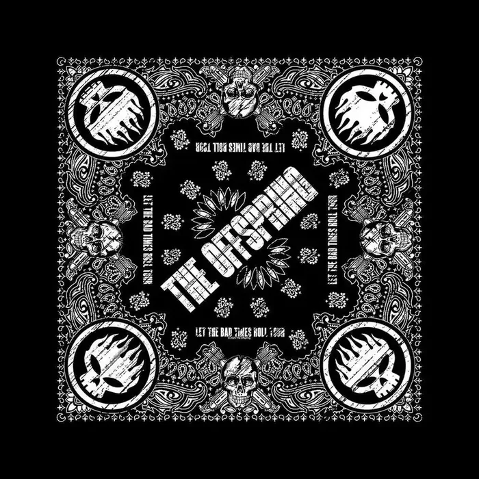 The Offspring Foulard Skull Logo Black