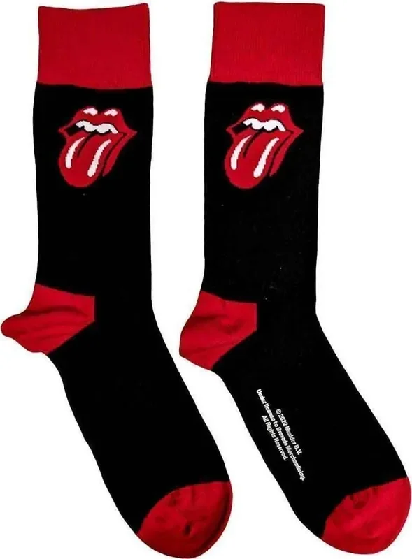 The Rolling Stones Chaussettes Classic Tongue Black 40-45