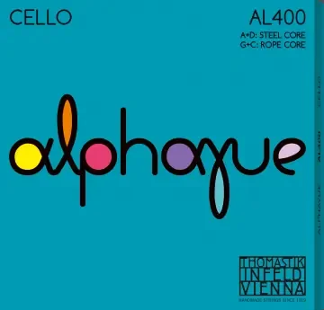 Thomastik Alphayue AL400 Cello 4/4 Medium Cordes pour instruments à cordes