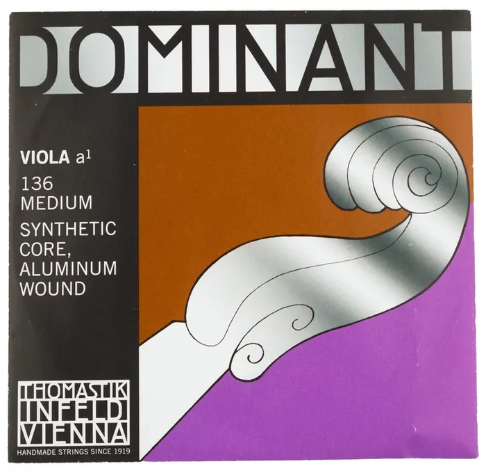 Thomastik Dominant 136 A Viola 4/4 Medium Cordes pour instruments à cordes