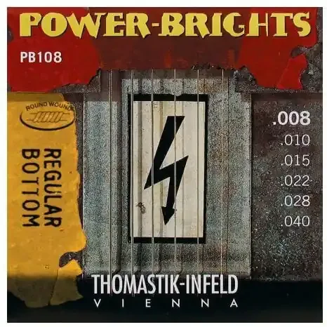 Thomastik Power Brights PB108 Cordes pour guitares électriques