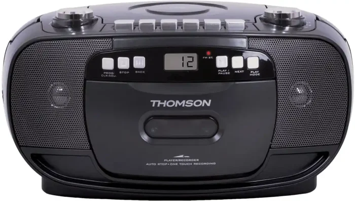 Thomson RK200CD Black Lecteur de musique de table