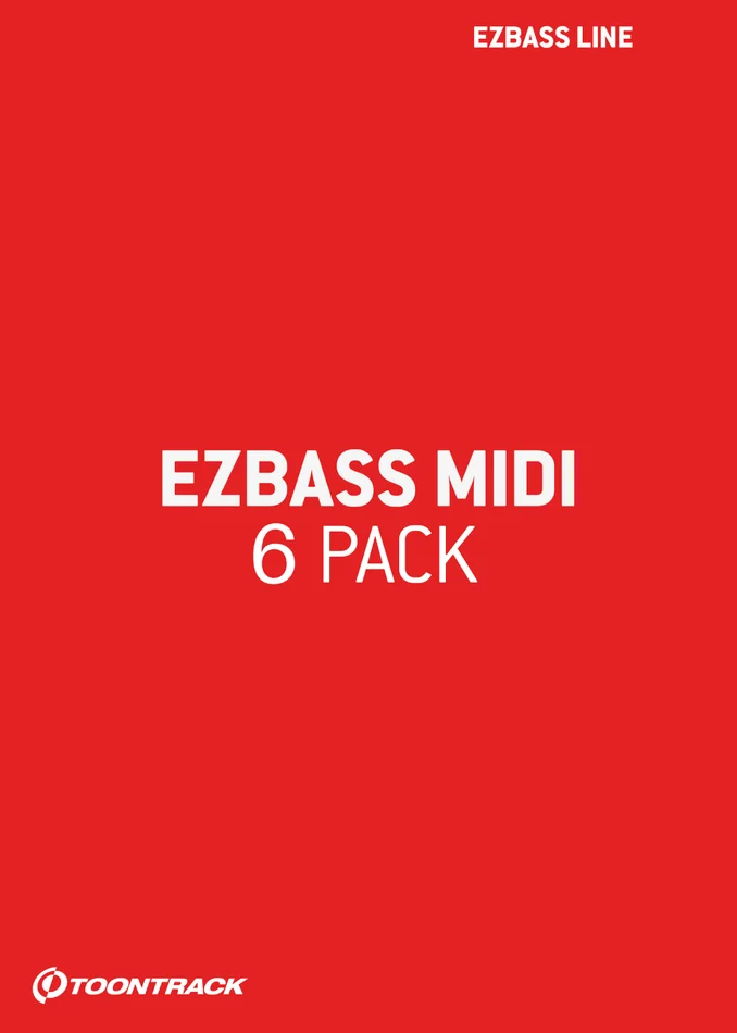 TOONTRACK EZbass MIDI 6 Pack