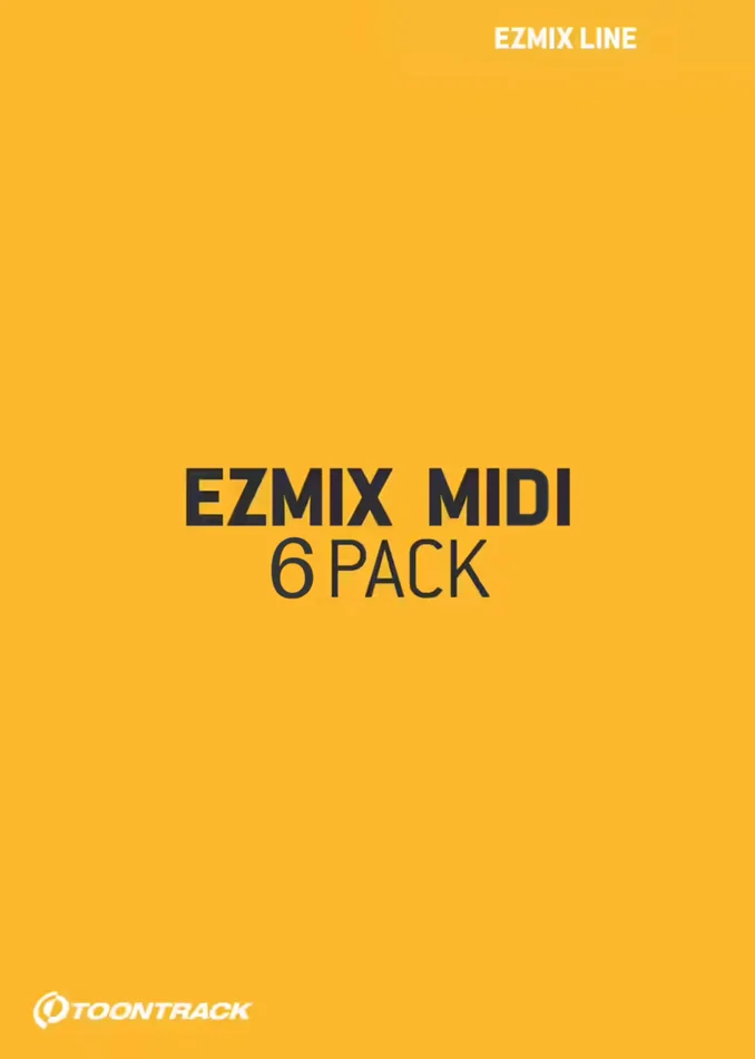 TOONTRACK EZmix MIDI 6 Pack