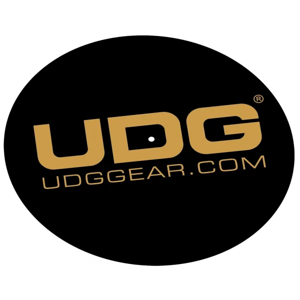 UDG Slipmat Set Black / Golden – U9935 (La paire)