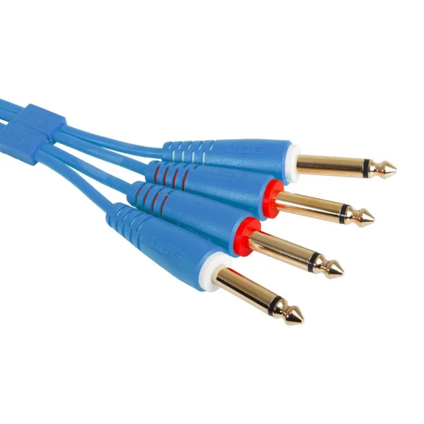 UDG Ultimate Audio Cable Set 1/4″ Jack – 1/4″ Jack Straight – U97002LB (1,5m) – Image 2
