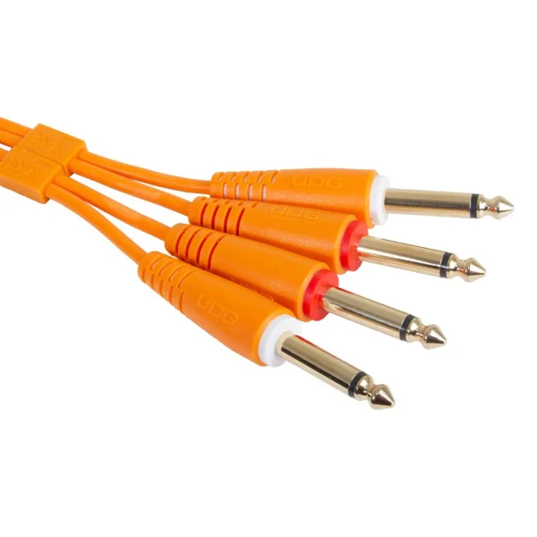 UDG Ultimate Audio Cable Set 1/4″ Jack – 1/4″ Jack Straight – U97002OR (1,5m) – Image 2