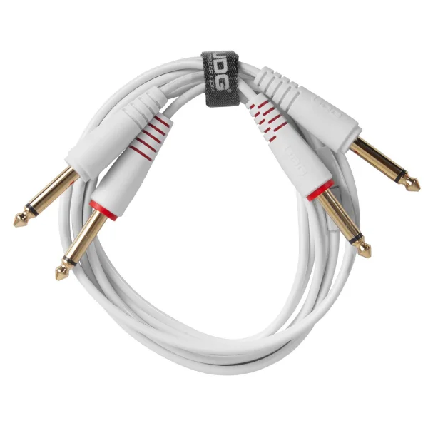 UDG Ultimate Audio Cable Set 1/4″ Jack – 1/4″ Jack Straight – U97002WH (1,5m)