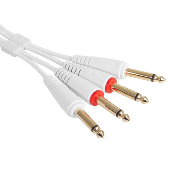 UDG Ultimate Audio Cable Set 1/4″ Jack – 1/4″ Jack Straight – U97002WH (1,5m) – Image 2