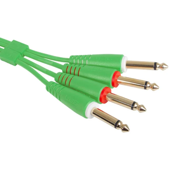 UDG Ultimate Audio Cable Set 1/4″ Jack – 1/4″ Jack Straight – U97004GR (3m) – Image 2