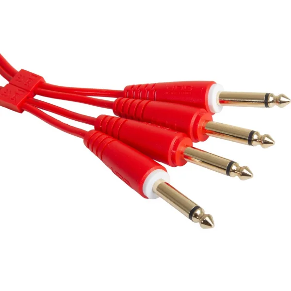 UDG Ultimate Audio Cable Set 1/4″ Jack – 1/4″ Jack Straight – U97004RD (3m) – Image 2