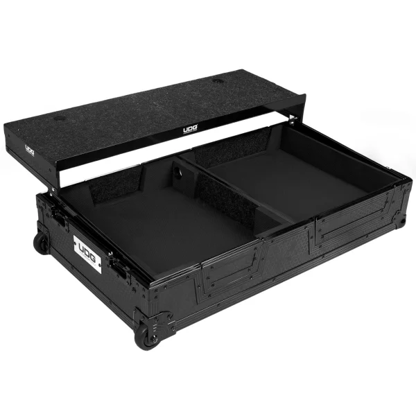 UDG Ultimate Flight Case Single Turntable Battle / PLX-CRSS12 & 10″/12″ Mixer Black Plus – U91100BL – Image 2