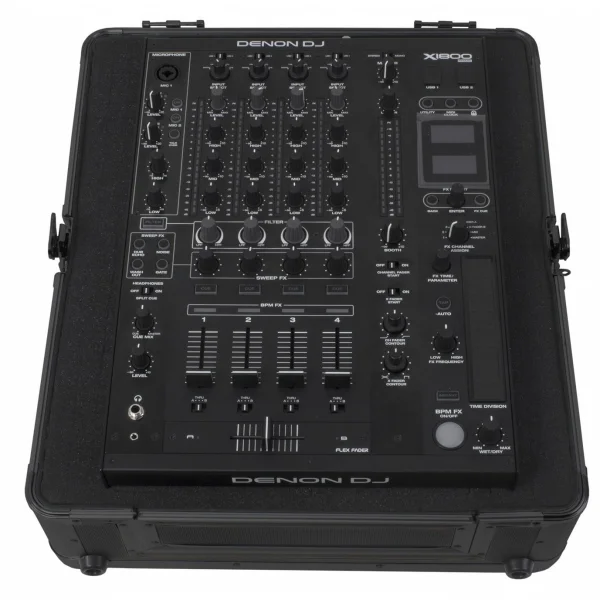 UDG Ultimate Pick Foam Flight Case Multi Format M Black – U93011BL – Platine ou mixeur DJ