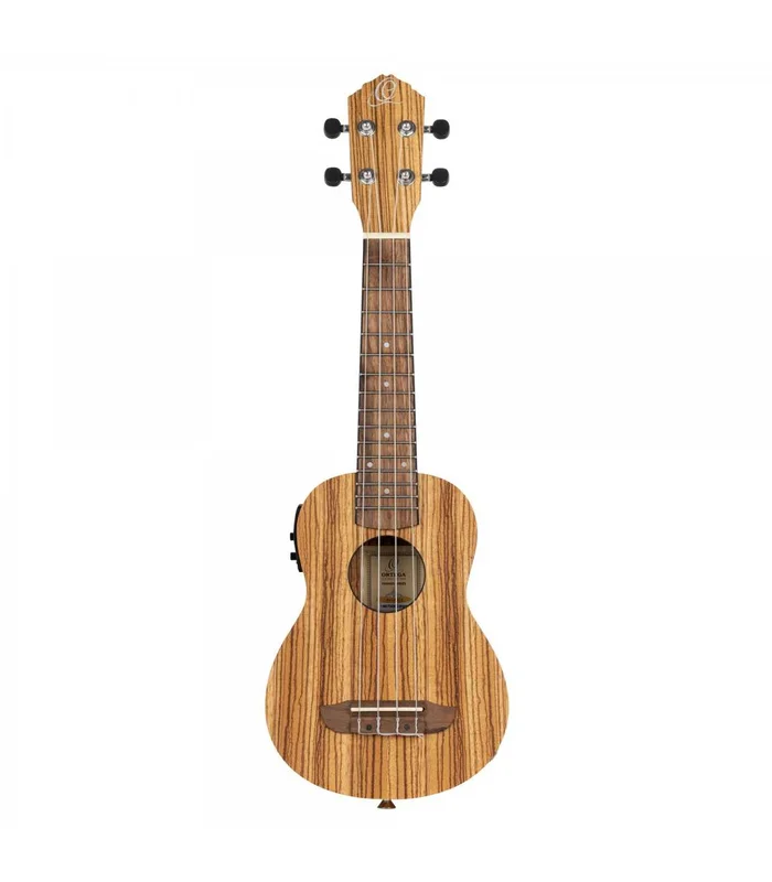 UKULELE SOPRANO ELECTRO ORTEGA, ZEBRA, EQ