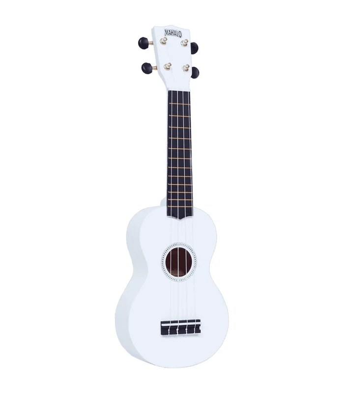 Ukulélé Soprano MAHALO – MR1-WT – blanc brillant + housse