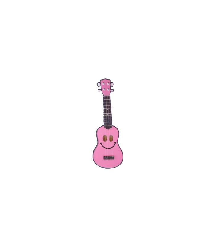 Ukulélé Soprano MAHALO – U-SMILE-PK – rose + housse