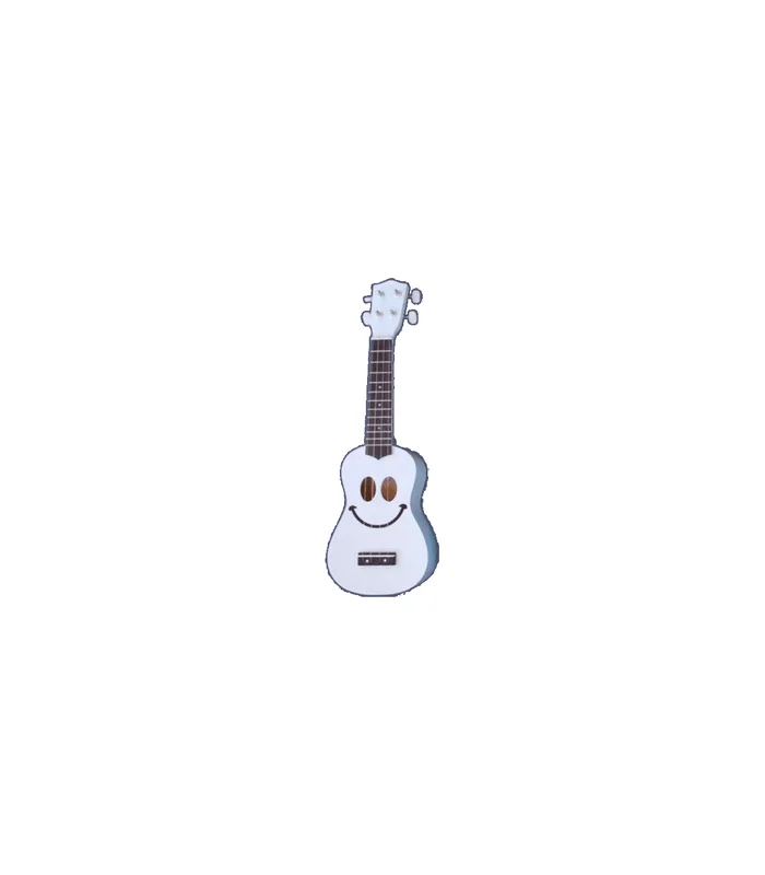 Ukulélé Soprano MAHALO – U-SMILE-WT – blanc + housse
