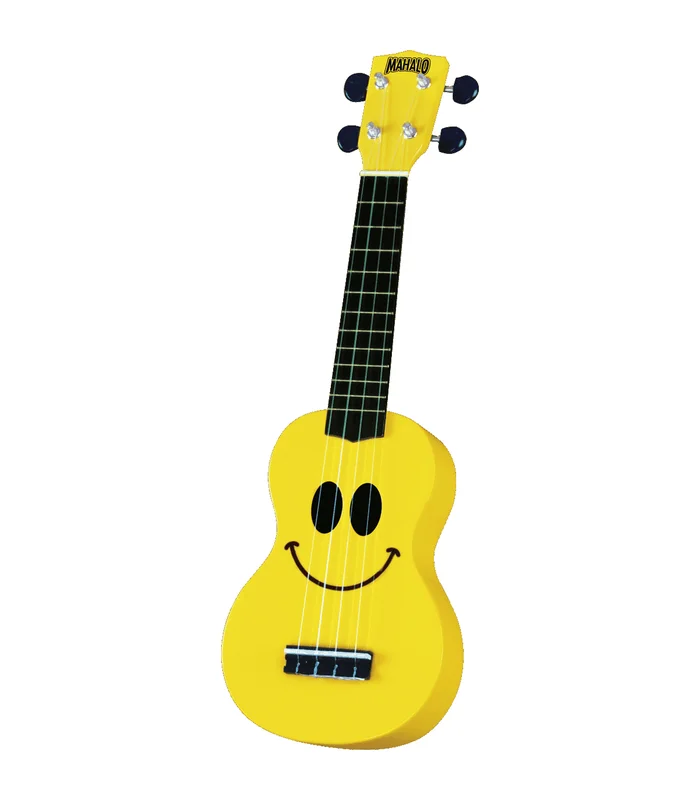 Ukulélé Soprano MAHALO – U-SMILE-YW – jaune + housse