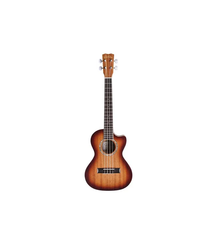 Ukulélé TÉNOR Electro CORDOBA 15TMCE E-burst + housse – Image 2