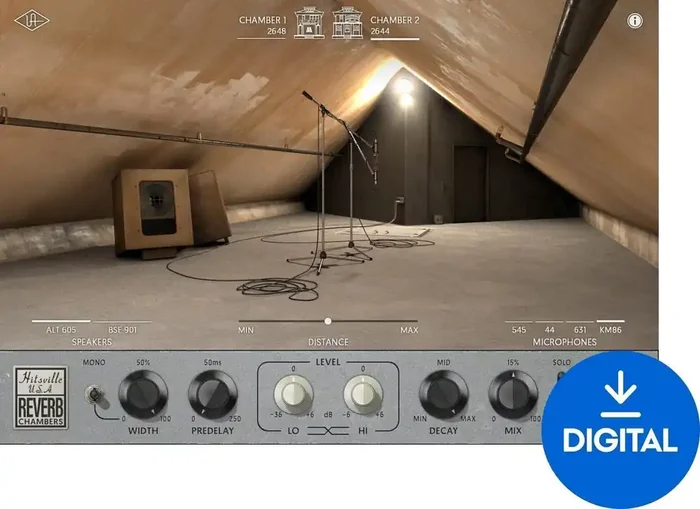 Universal Audio Hitsville Reverb Chambers (Produit numérique)
