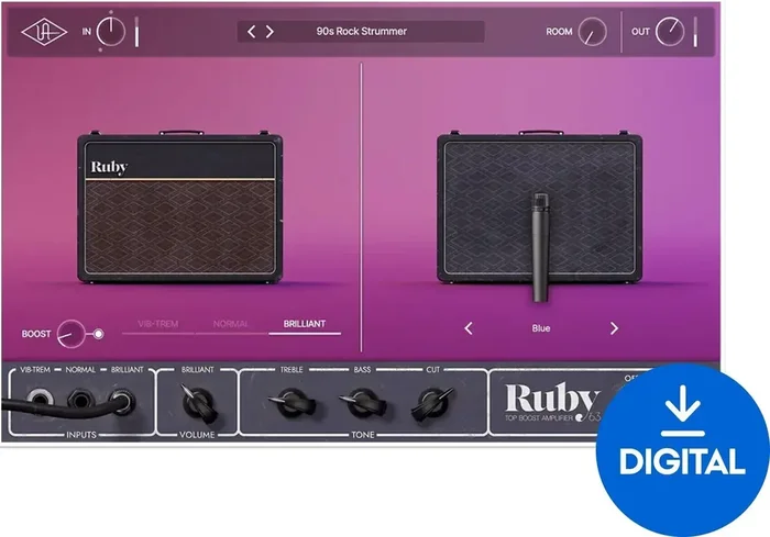 Universal Audio Ruby ‘63 Top Boost Amp (Produit numérique)