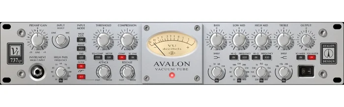 UNIVERSAL AUDIO UAD Avalon VT-737 Tube Channel Strip