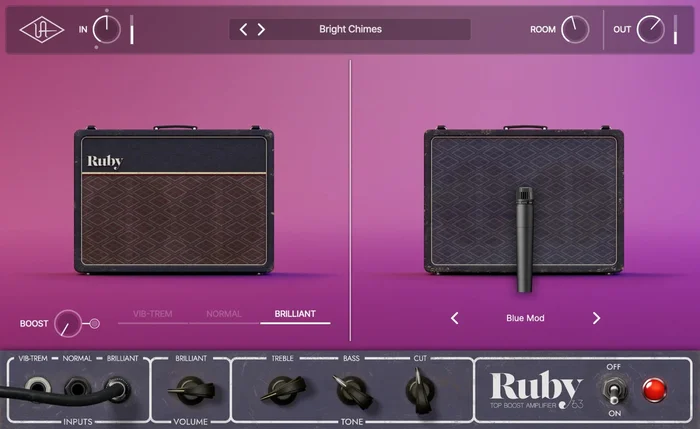 UNIVERSAL AUDIO UAD Ruby 63 Top Boost Amp