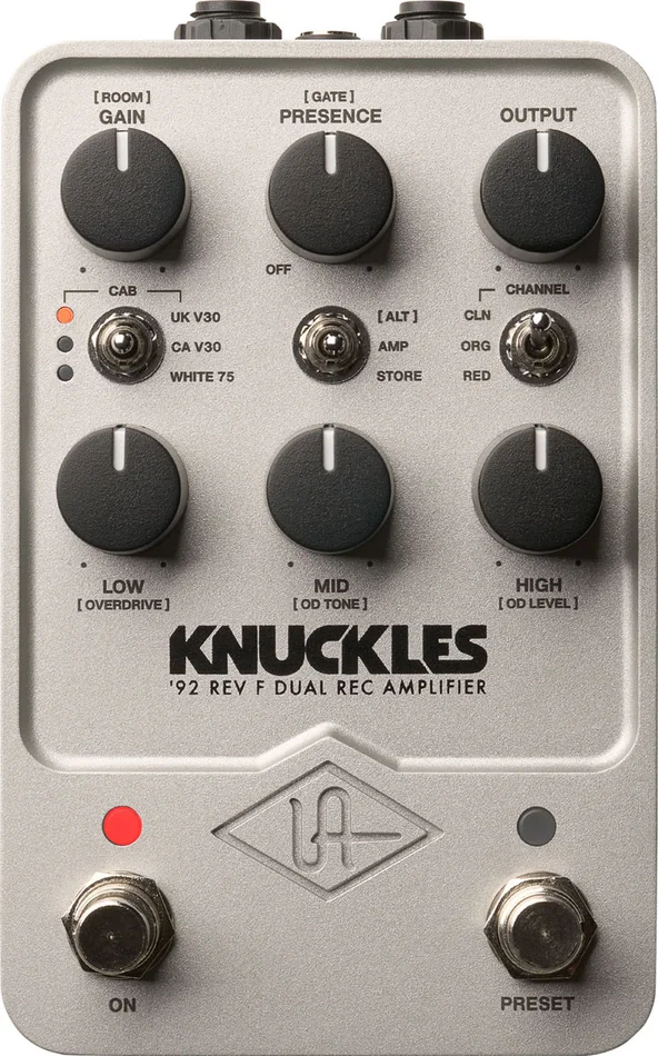 UNIVERSAL AUDIO UAFX Knuckles ’92 Rev F Dual Rec Amplifier