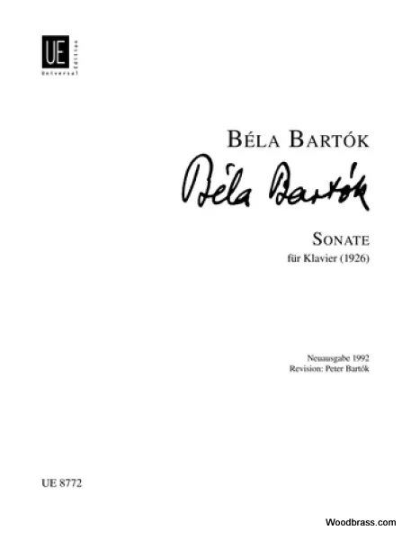 Universal Edition Bartok Bela – Sonate Pour Piano