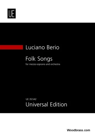 Universal Edition Berio Luciano – Folk Songs