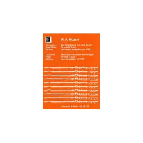 Universal Edition Mozart – The Abduction From The Seraglio KV 384 – 2 Flutes