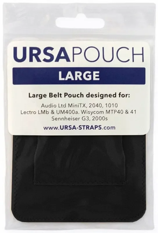Ursa U-POUCH-LRG-BLK Housse / étui pour équipement audio