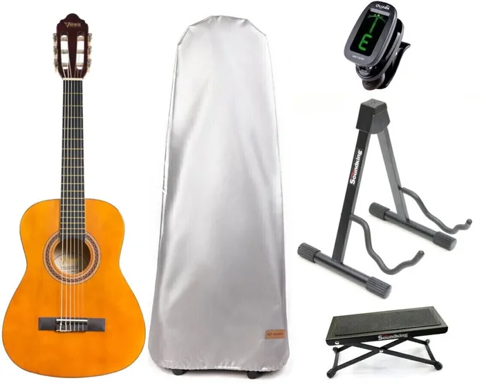 Valencia VC102K SET 1/2 Natural Guitare classique taile 1/2 pour enfant