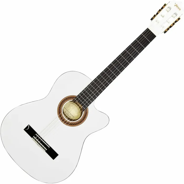 Valencia VC104TC 4/4 White Guitare classique