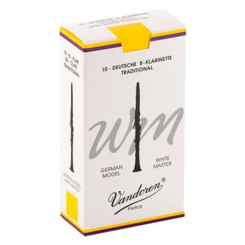 VANDOREN CR1635T – 10 ANCHES CLARINETTE SIB WHITE MASTER TRADITIONELLE 3.5