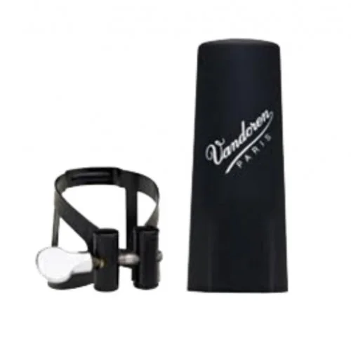 VANDOREN LC54BP LIGATURE M/O CLARINETTE BASSE NOIR+CB PLASTIQUE